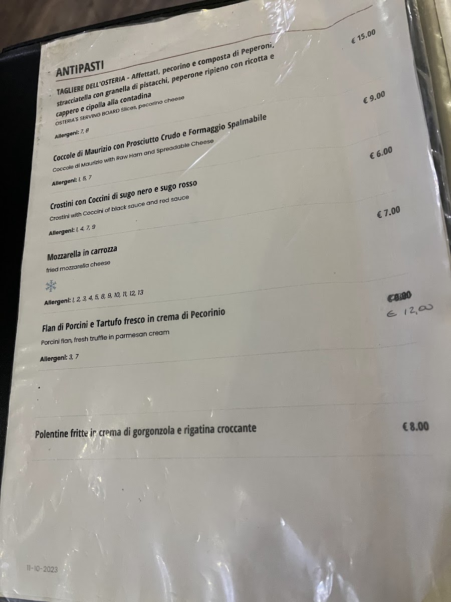 Osteria dei Vignaioli Photo Menu 2