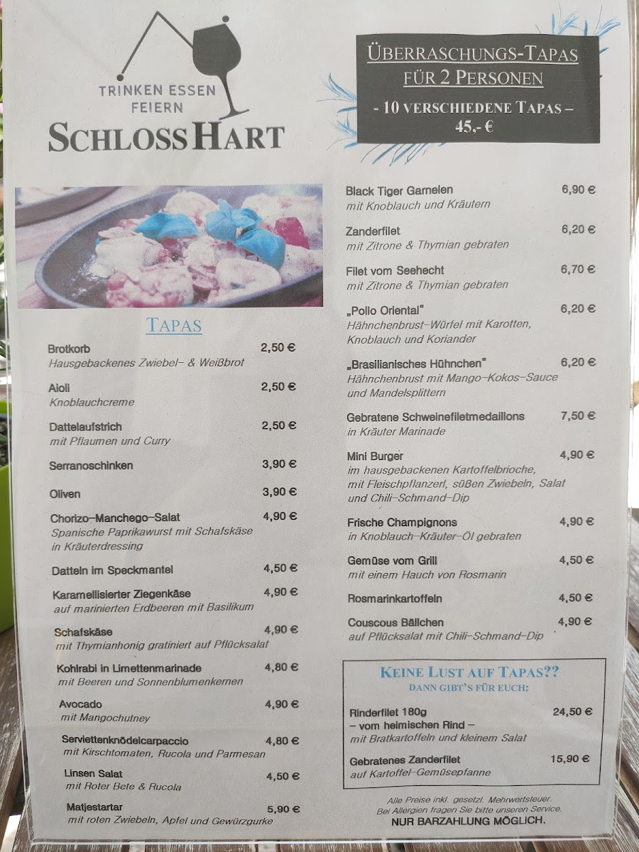Schloss Hart - deine Tapasbar! Photo Menu 5