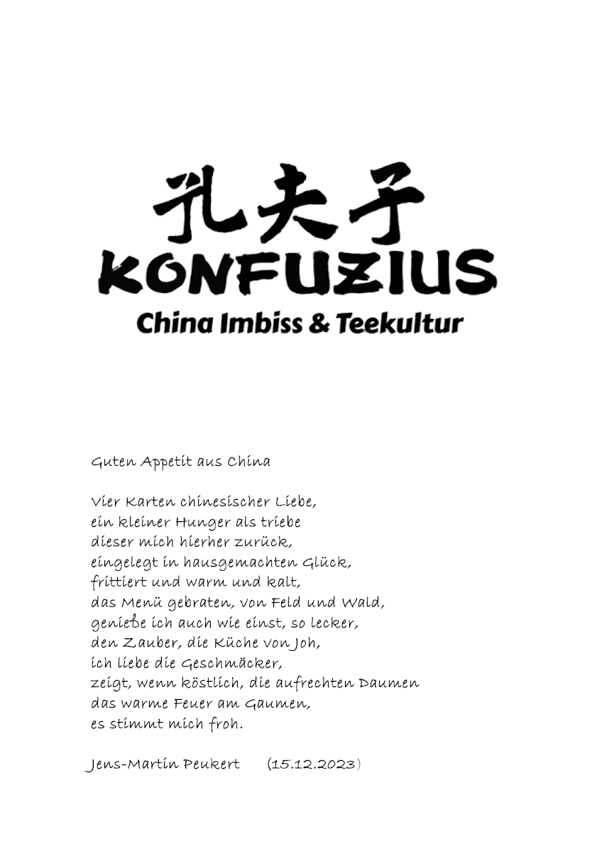 KONFUZIUS China Imbiss & Teekultur Photo Menu 8