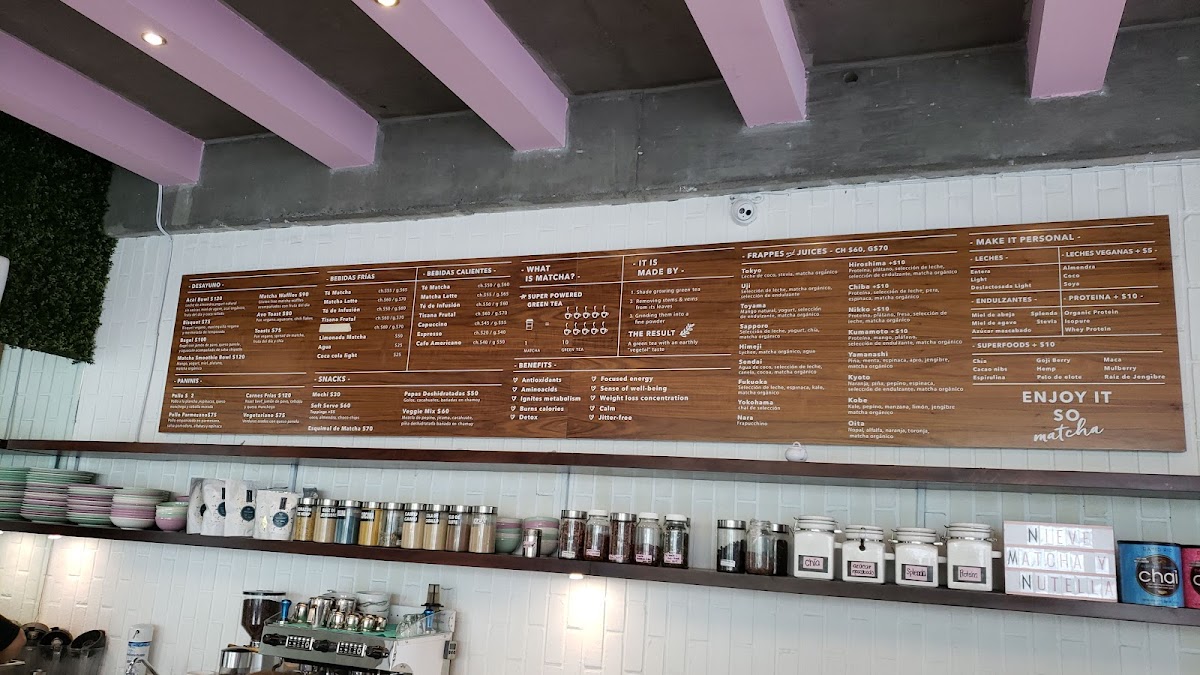 Mucha Matcha Photo Menu 1