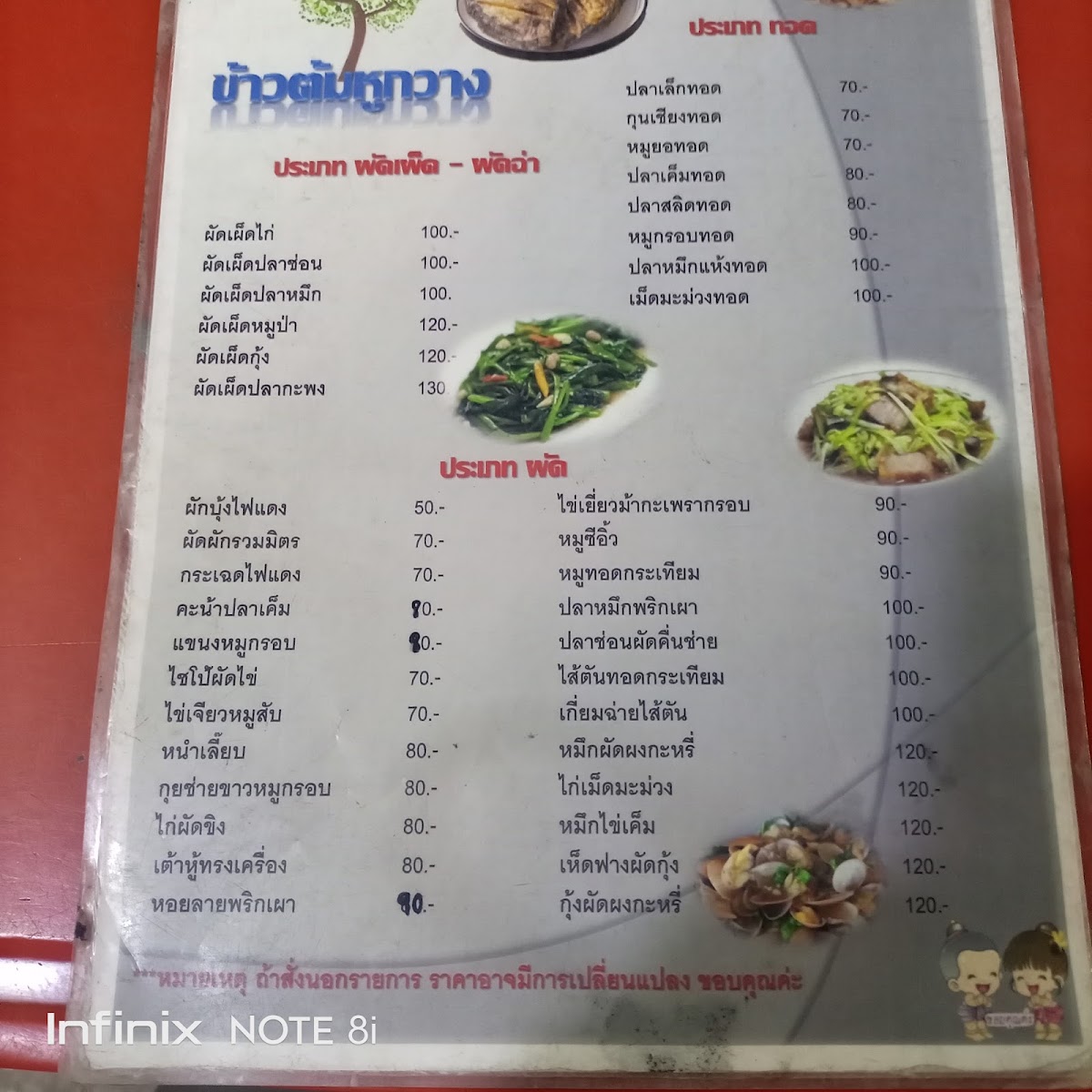 ยิ้มหวาน Yimwaan Cafe Photo Menu 1