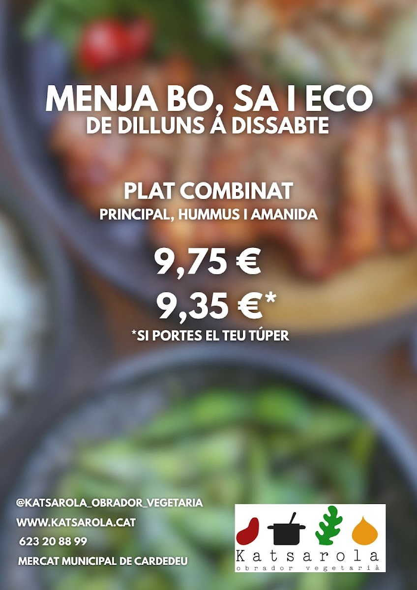 Katsarola cooperativa obrador vegetarià Photo Menu 1