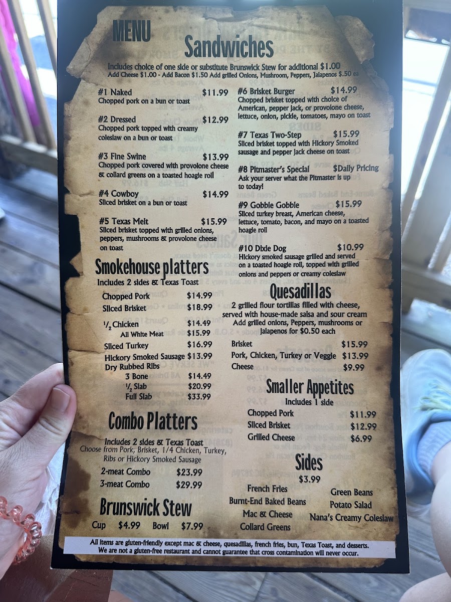 Haywood Smokehouse Photo Menu 3