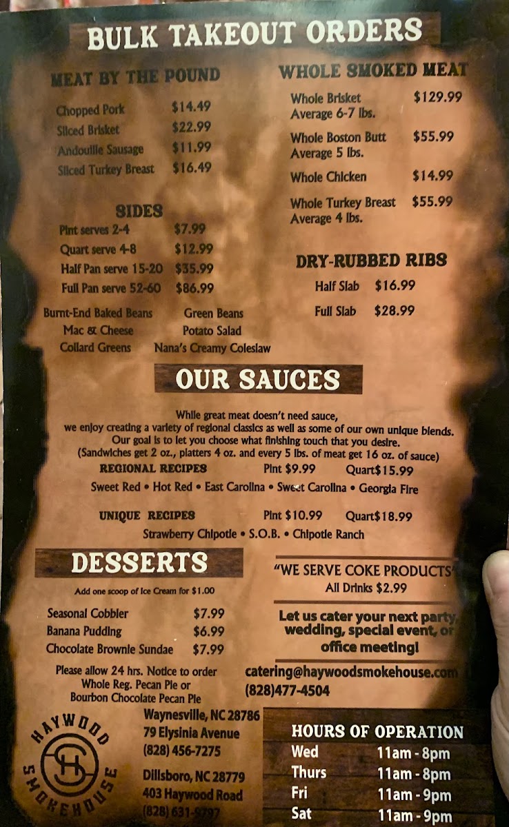 Haywood Smokehouse Photo Menu 7