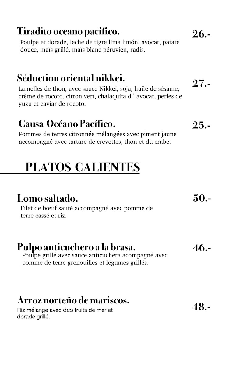 Restaurant el Batán Photo Menu 1