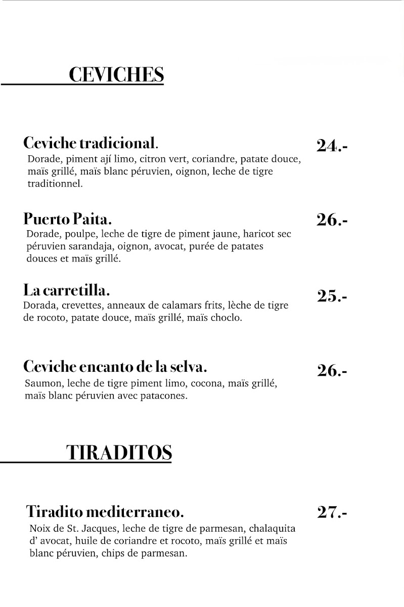 Restaurant el Batán Photo Menu 2
