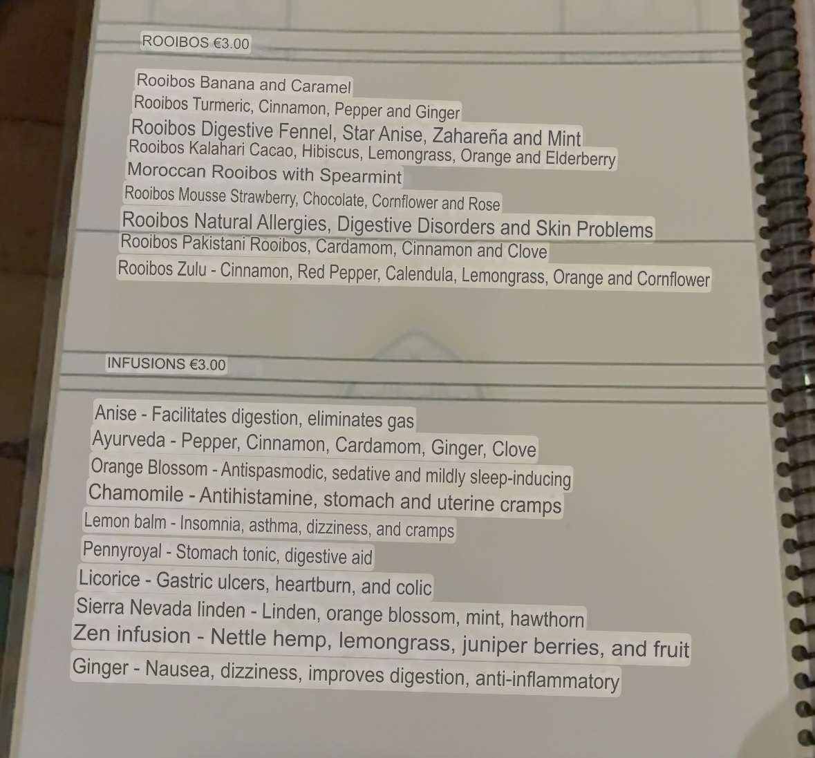 Teteria Dar Al Chai Photo Menu 1