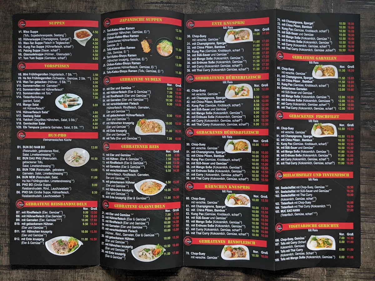 Thang Long Restaurant & Sushibar Photo Menu 1