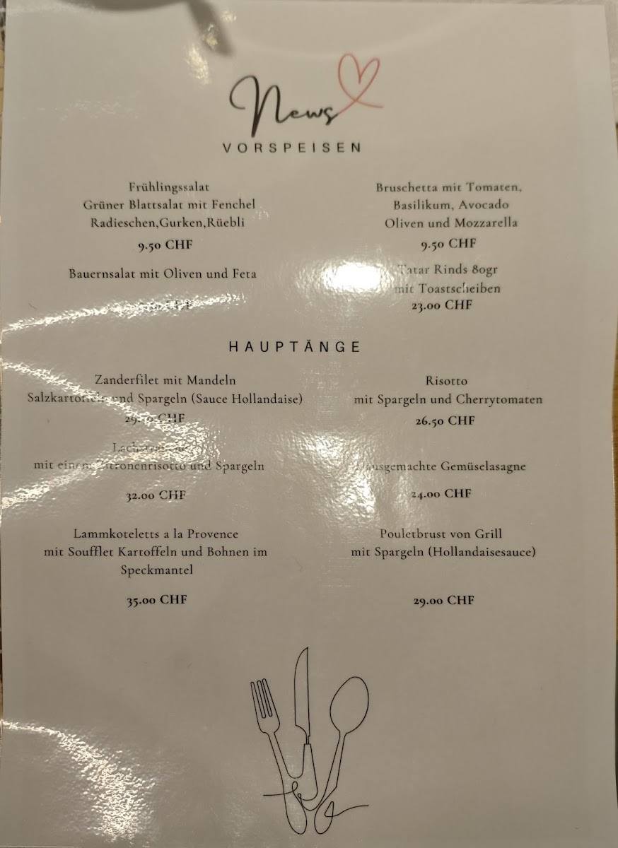 Restaurant Obernau Photo Menu 1