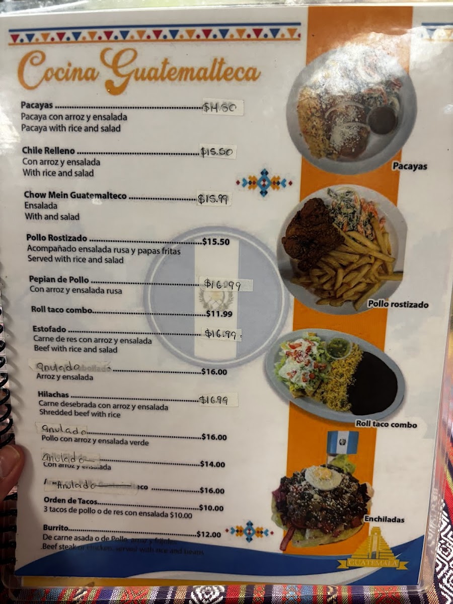 Guatelinda Restaurant & Bakery Photo Menu 4