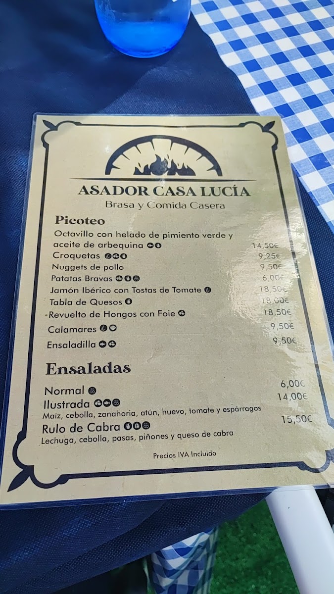 Asador Casa Lucía argoños Photo Menu 8