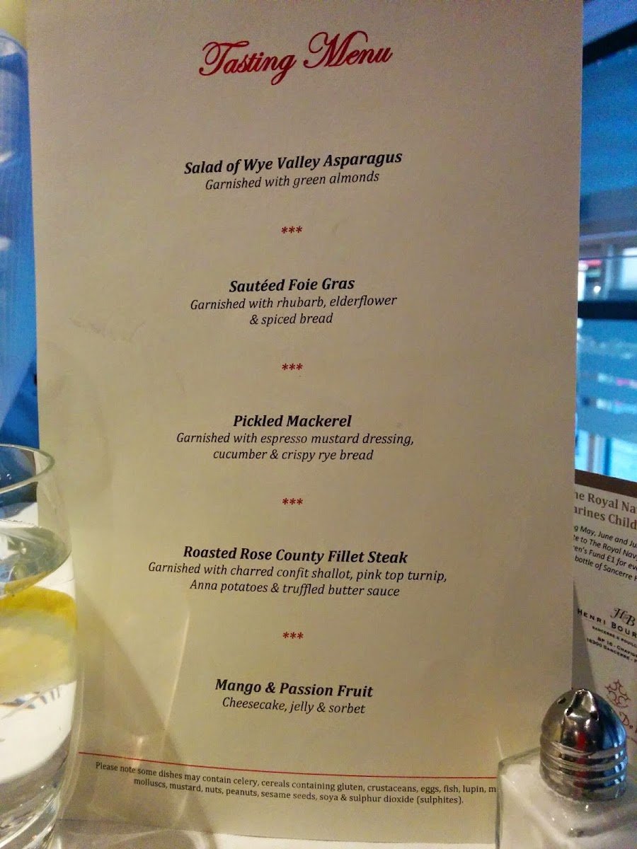 Chamberlain's Restaurant & Events Photo Menu 3