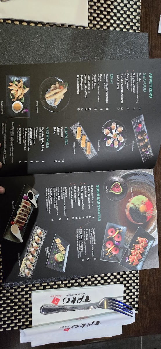 Taku Asian Bistro restaurant Photo Menu 7