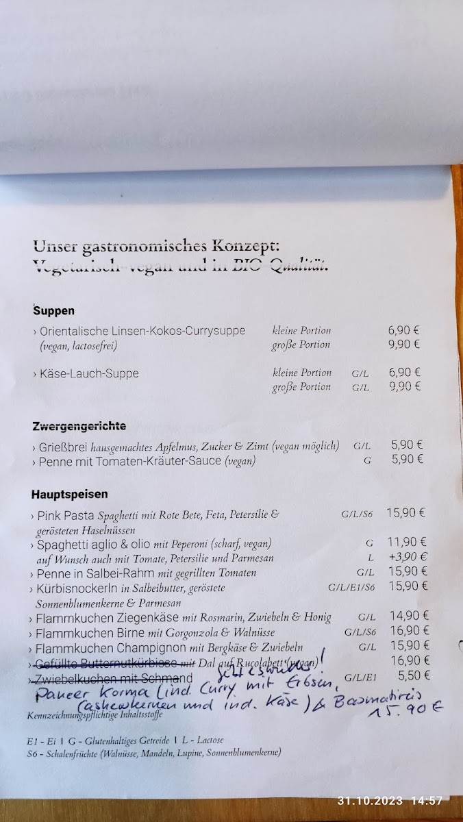 Sonnenhof Hohenfelden Photo Menu 5