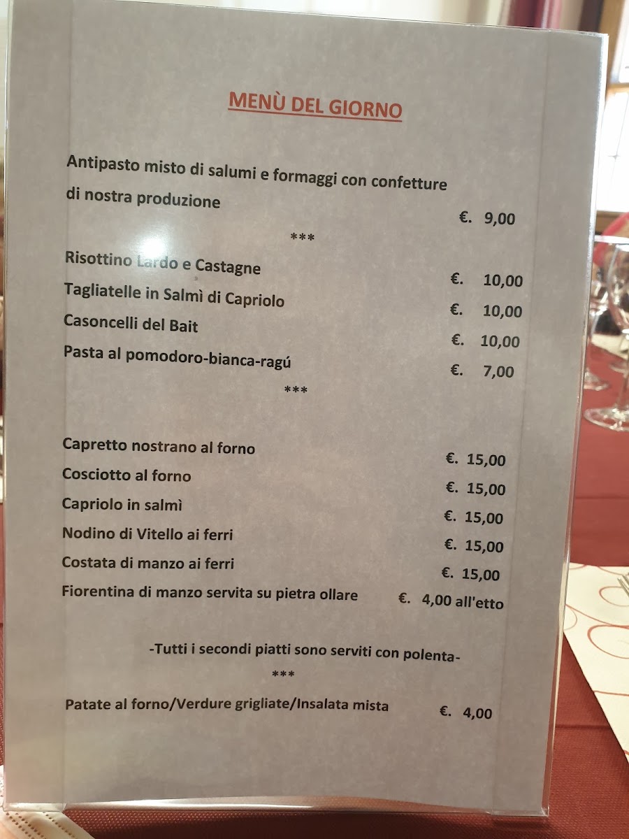 Ristorante Il Bait Photo Menu 10