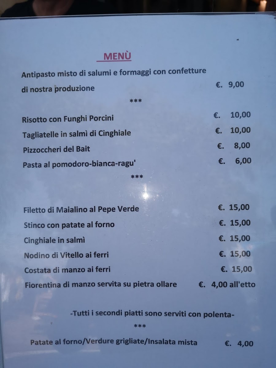 Ristorante Il Bait Photo Menu 8