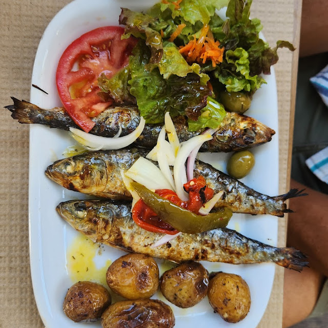 Roasted Sardines with Potatoes and Peppers