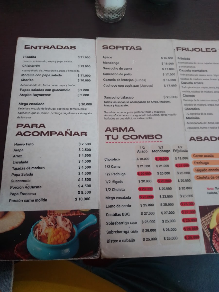 Sopitas and frijolada Photo Menu 3