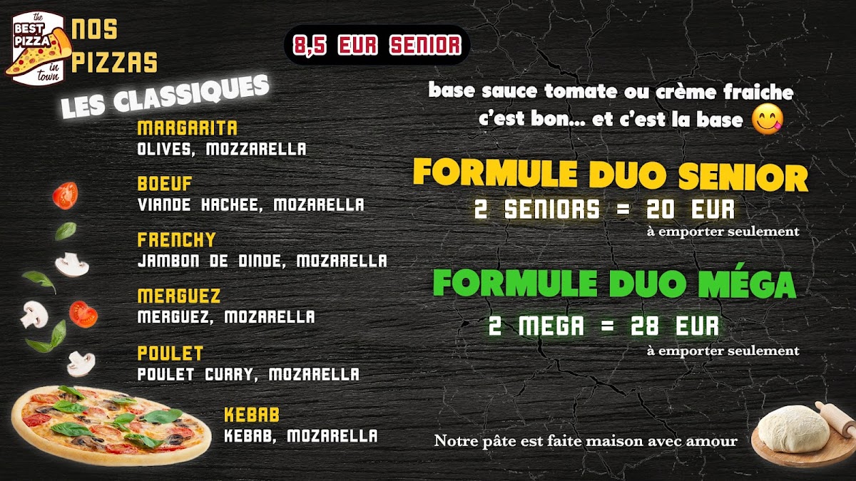 Pizz' Burg Orléans Photo Menu 4