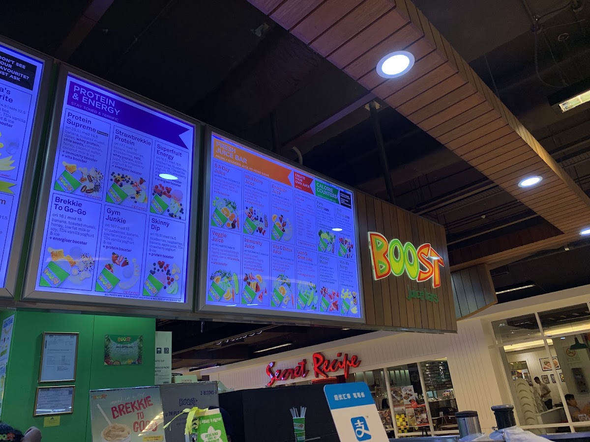 Boost Juice Bars Photo Menu 3