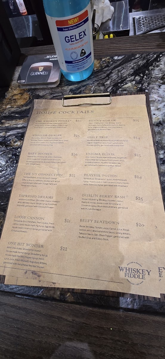 Whiskey Fiddle Steakhouse & Whiskey Lounge Photo Menu 2