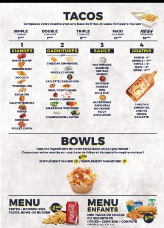 Tacos Express Photo Menu 2