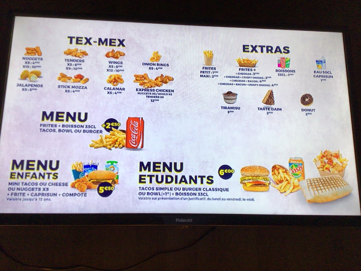 Tacos Express Photo Menu 3