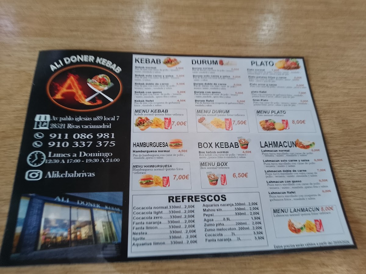 Ali Kebab Photo Menu 4