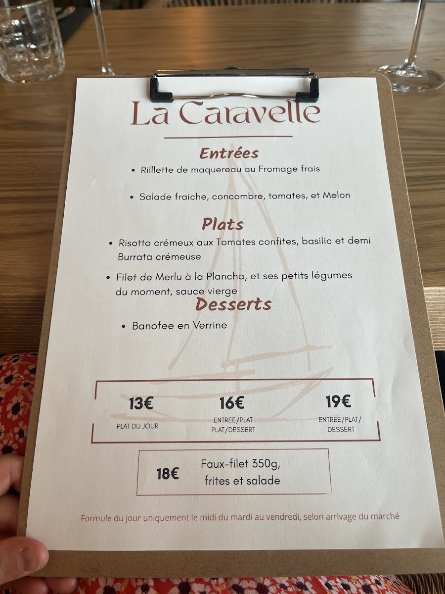 LA CARAVELLE MONTAUBAN Photo Menu 1