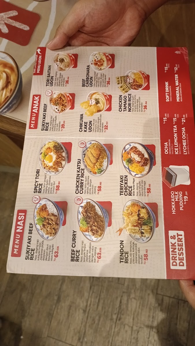 Marugame Udon, Teuku Umar Bali Photo Menu 1