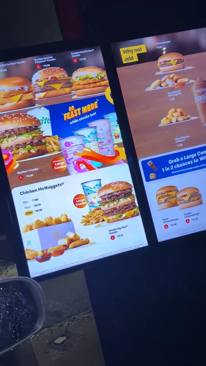 McDonald's Glenfield Photo Menu 1