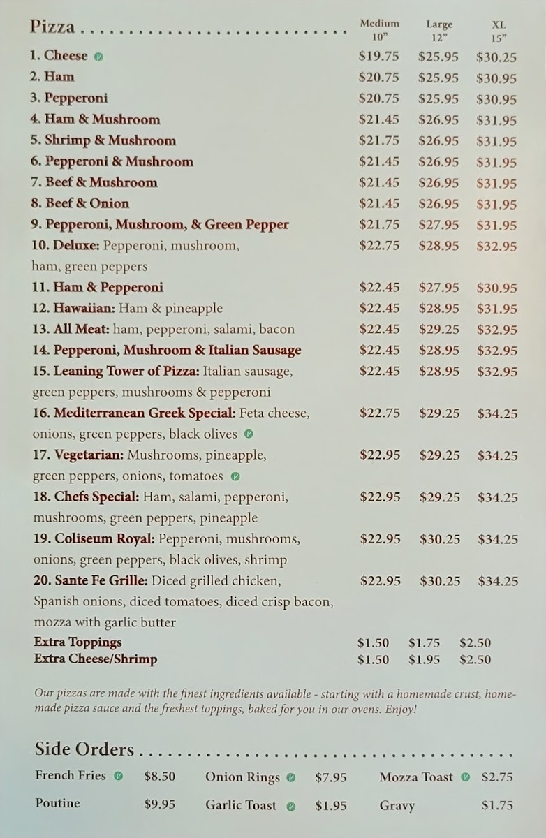 Coliseum Mediterranean Grill Photo Menu 2