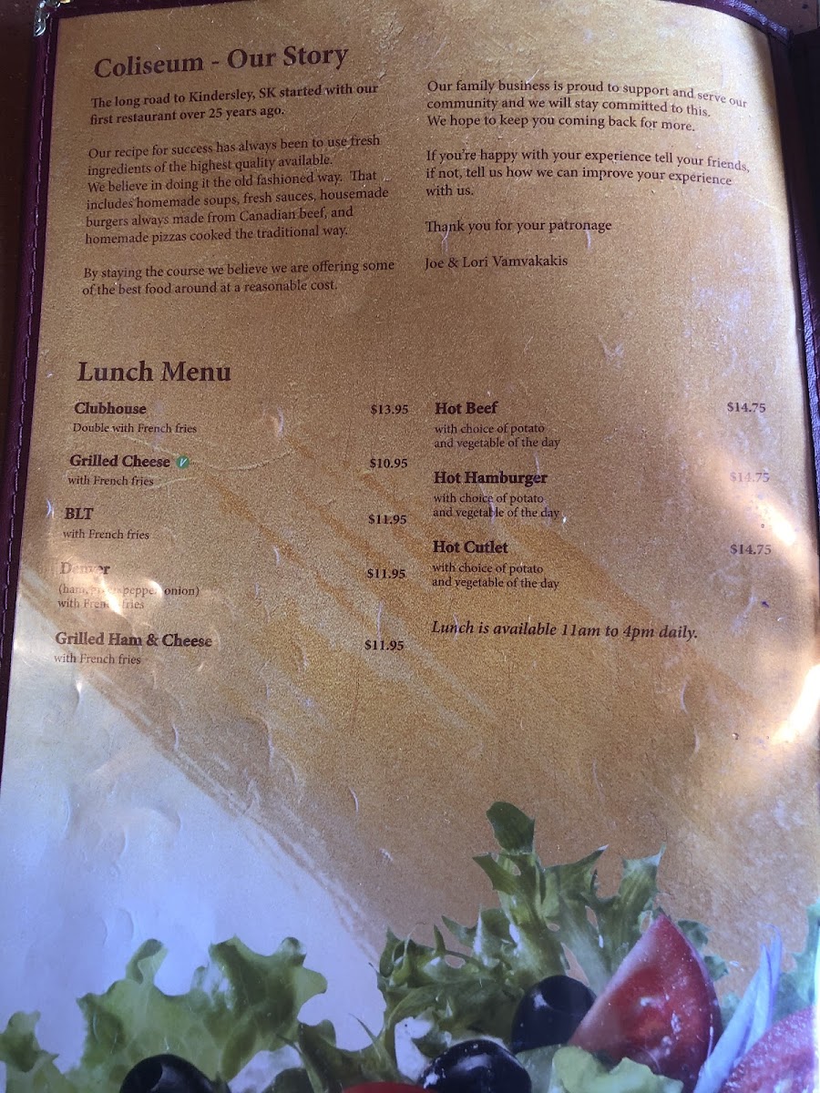 Coliseum Mediterranean Grill Photo Menu 6