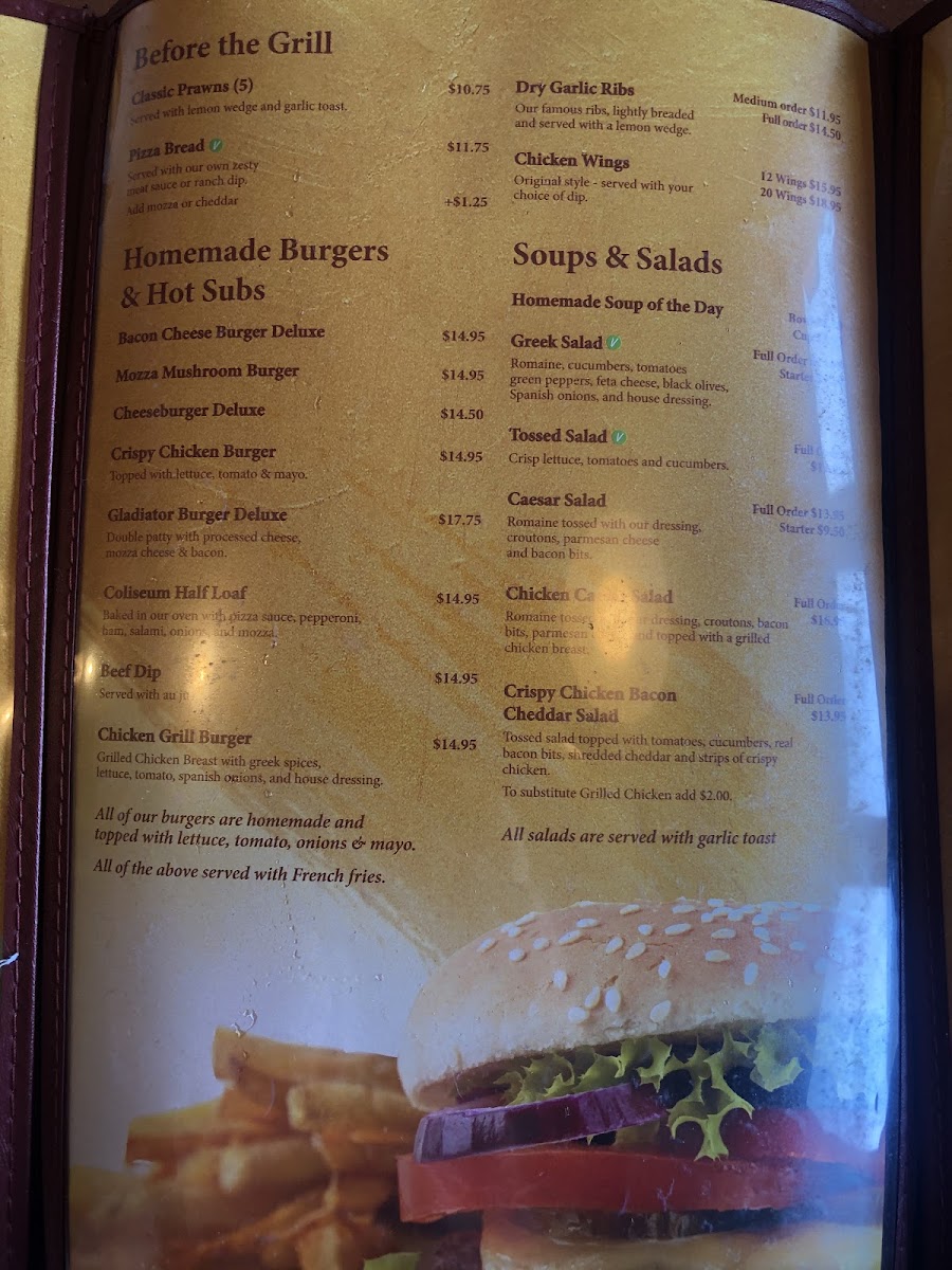Coliseum Mediterranean Grill Photo Menu 7