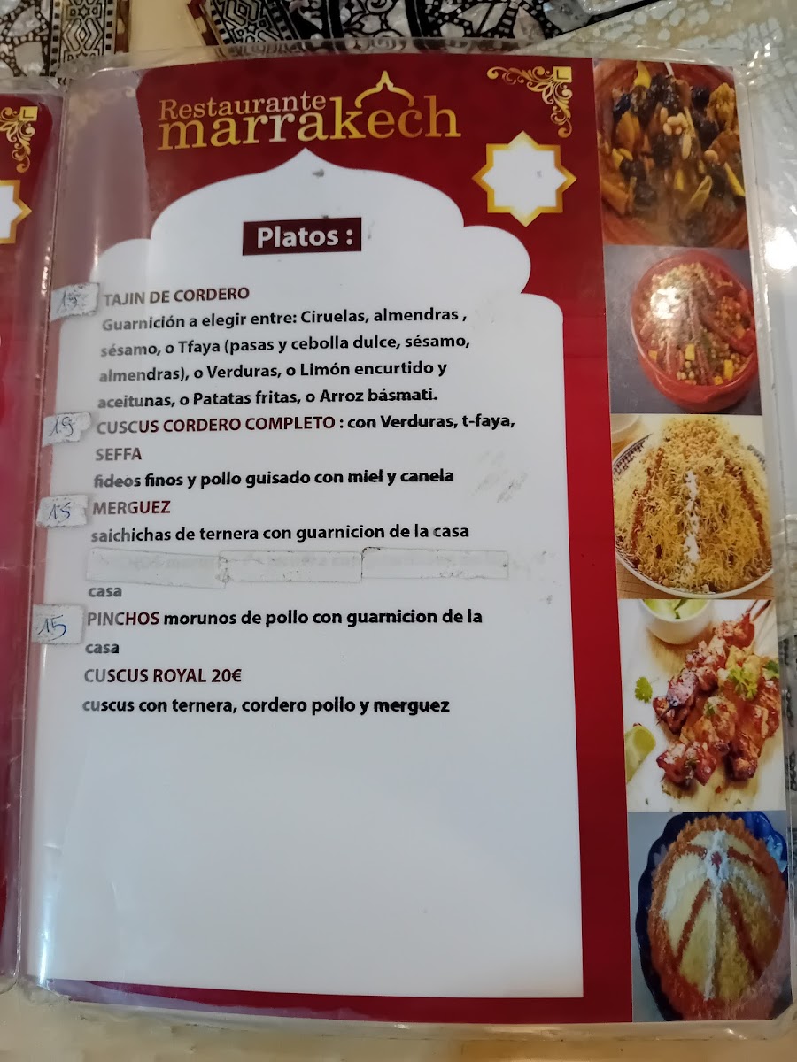Restaurante Marrakech Photo Menu 3