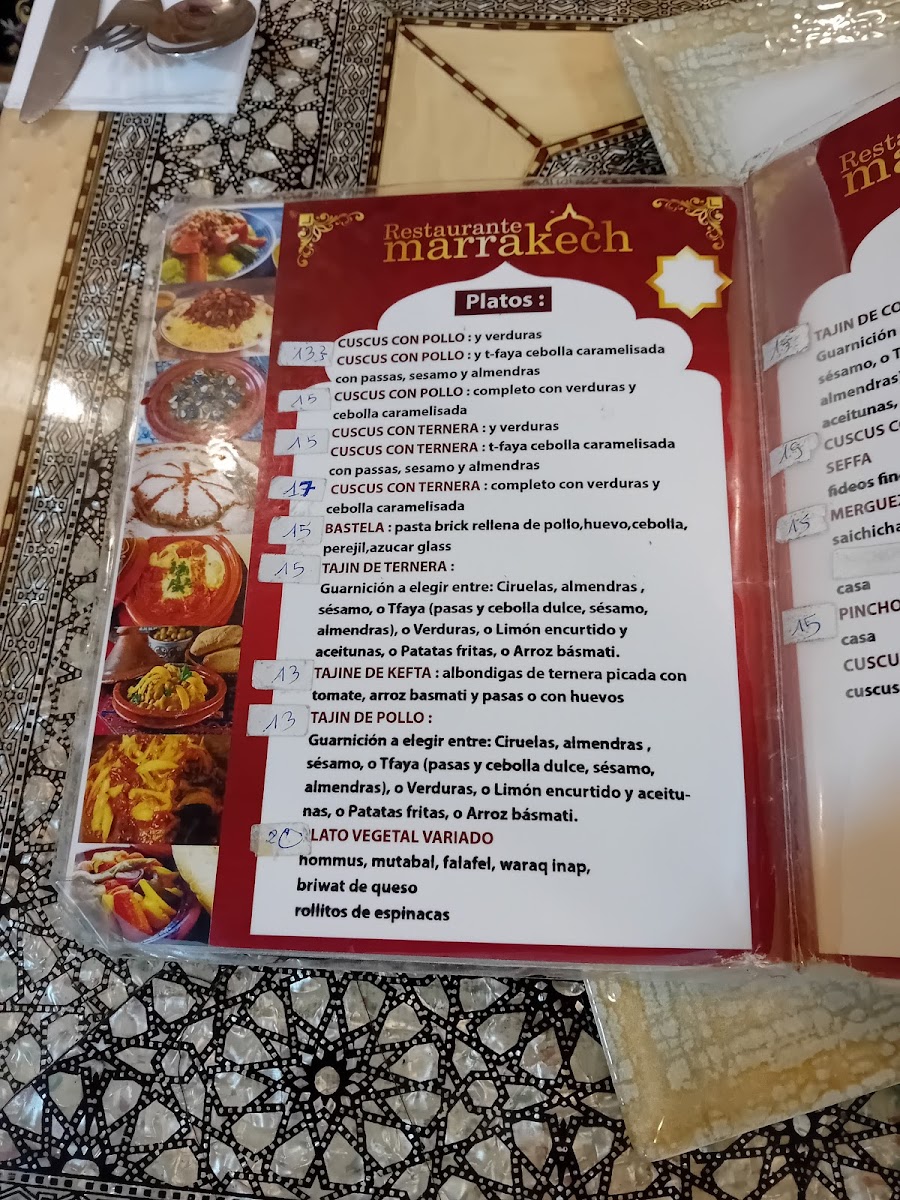 Restaurante Marrakech Photo Menu 5