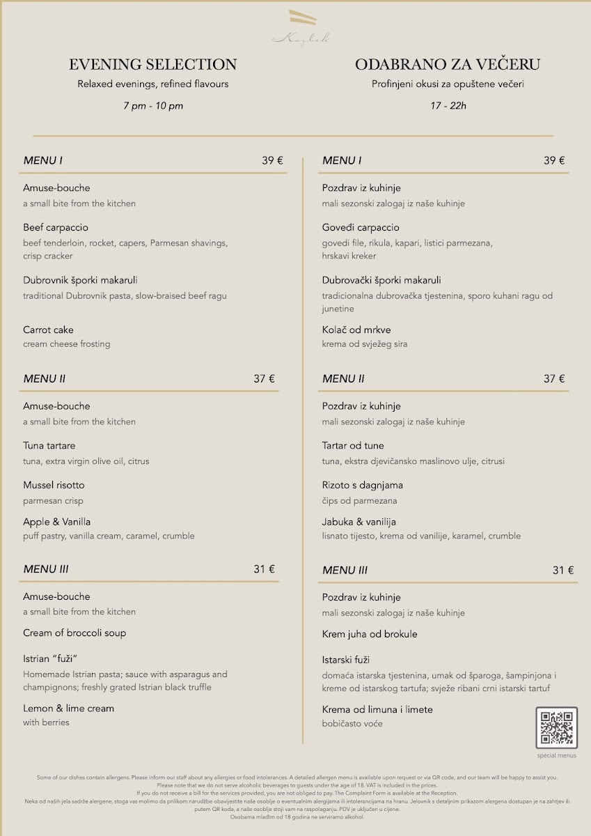 Restaurant Kazbek Photo Menu 2