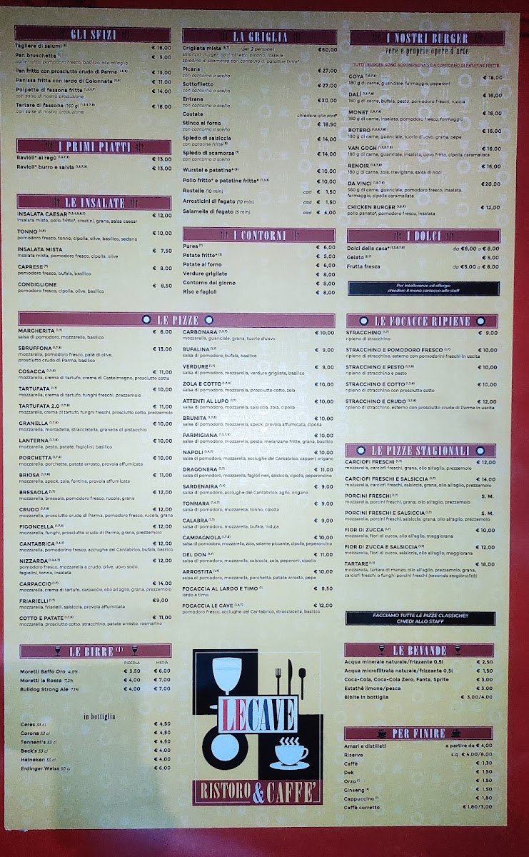 Le Cave Ristoro e Caffè Photo Menu 2
