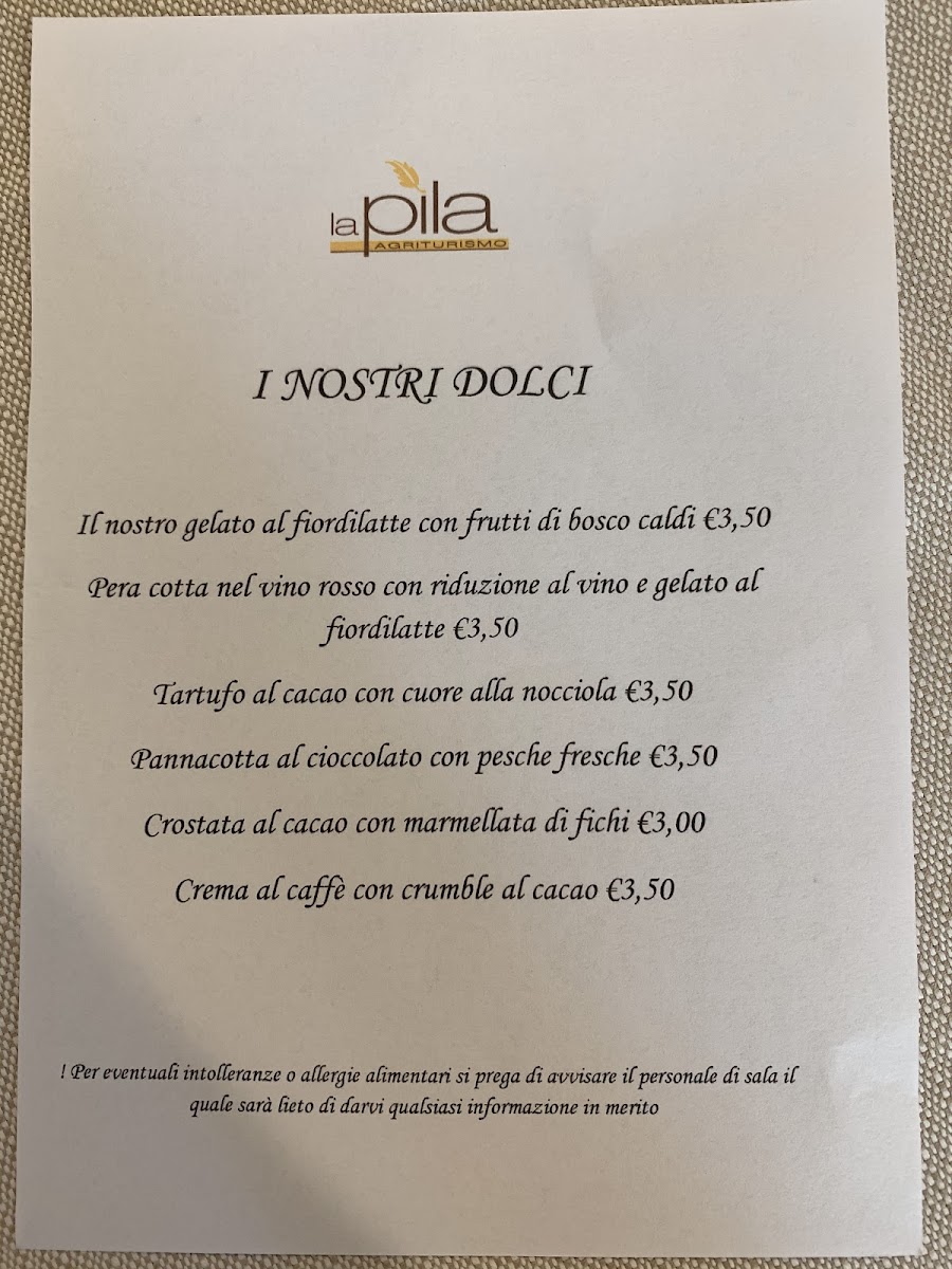 Farmhouse La Pila Photo Menu 4