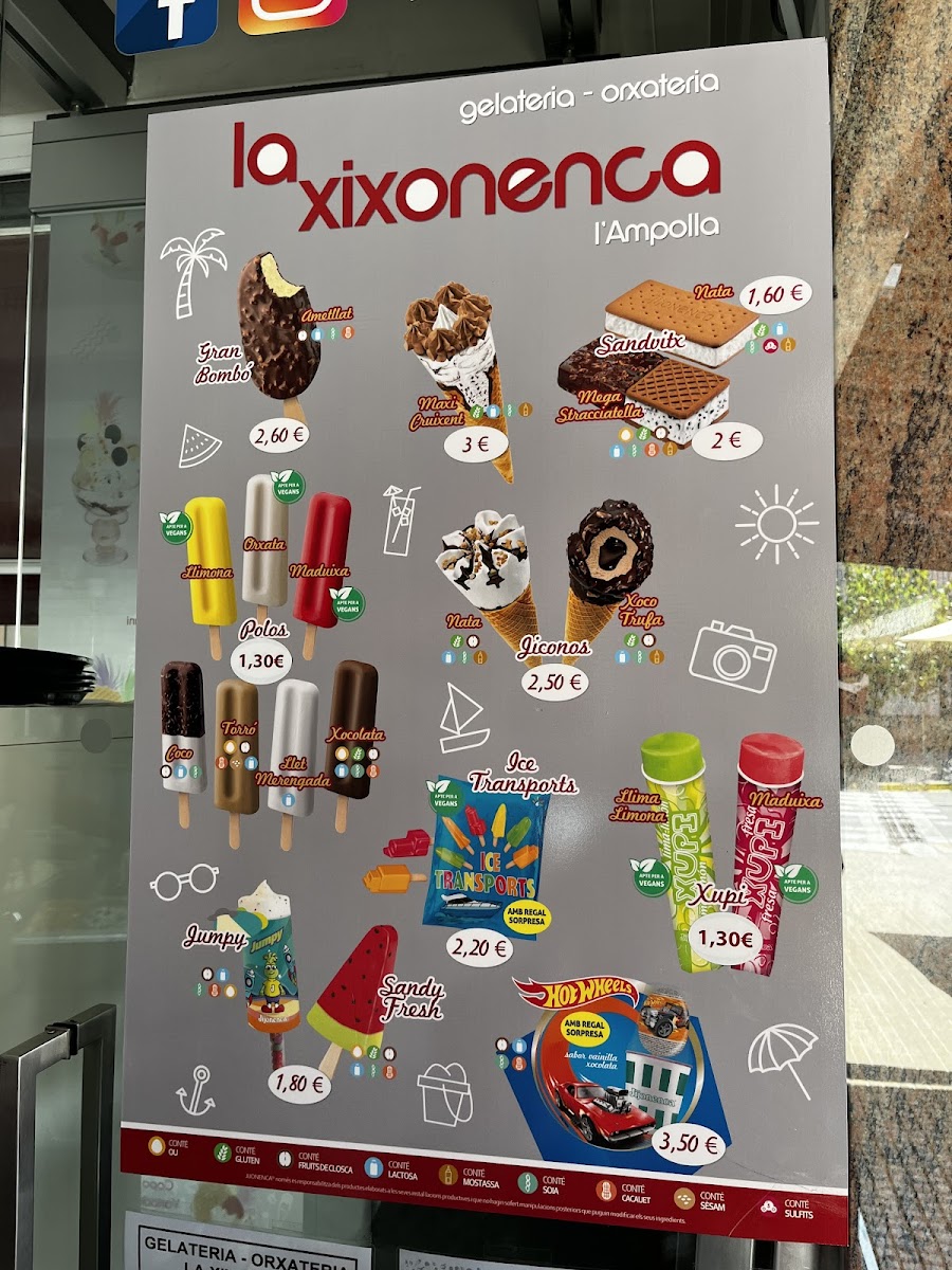 La Xixonenca GELATERIA-ORXATERIA Photo Menu 2