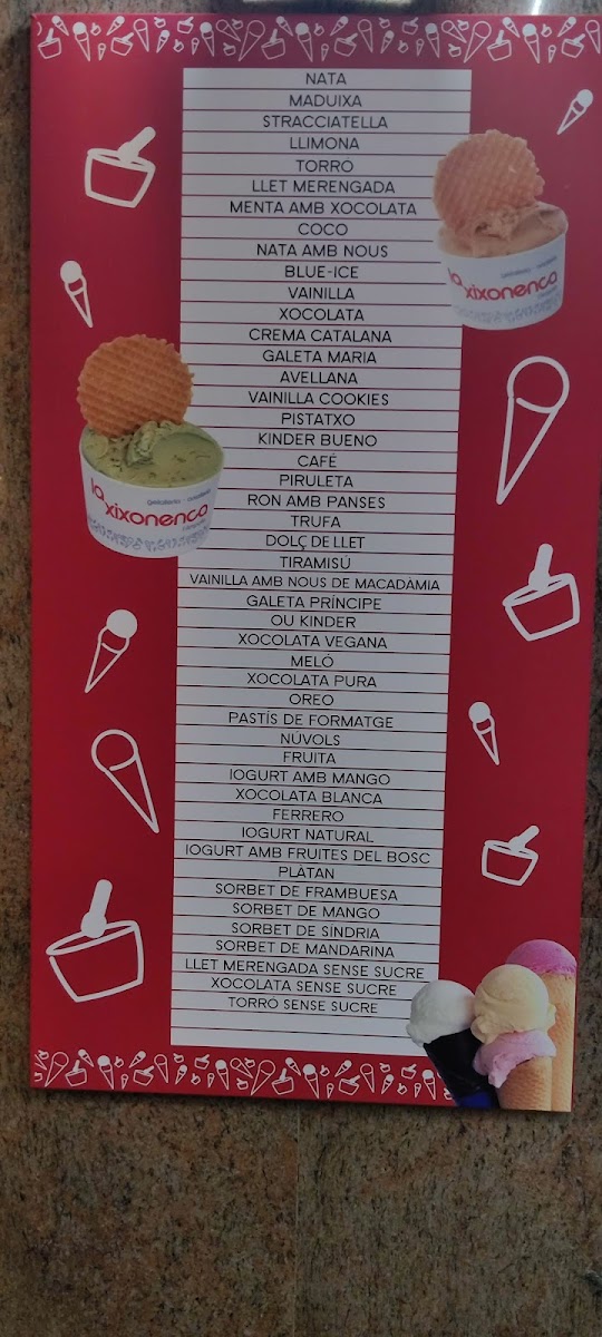 La Xixonenca GELATERIA-ORXATERIA Photo Menu 5