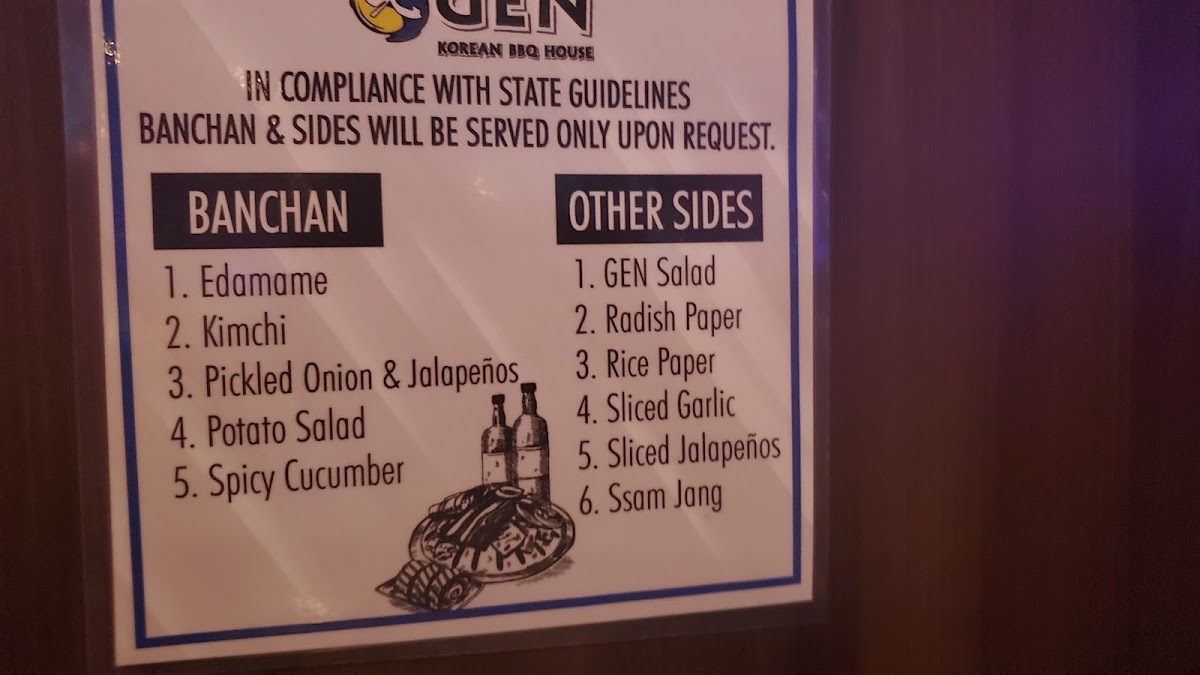 Gen Korean BBQ House Photo Menu 8