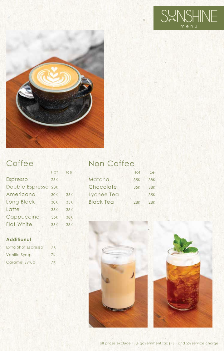 Sunshine cafe bali Photo Menu 3