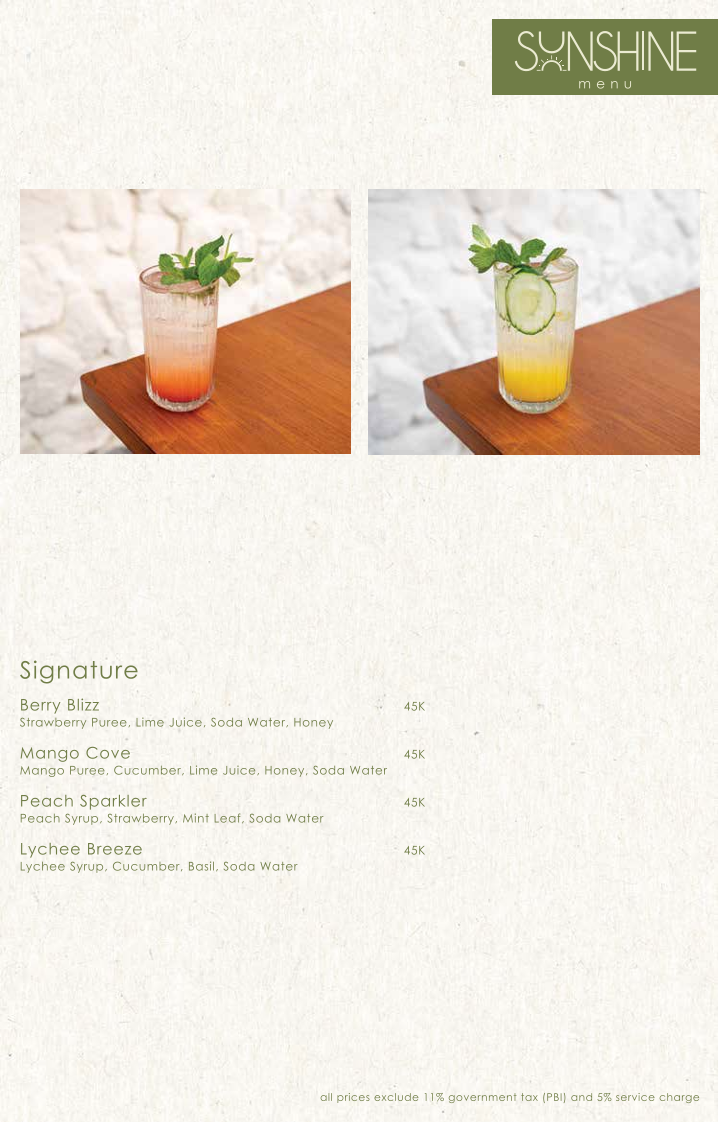 Sunshine cafe bali Photo Menu 4