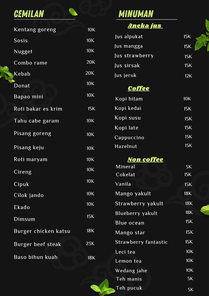 Kedai Zheya Photo Menu 2
