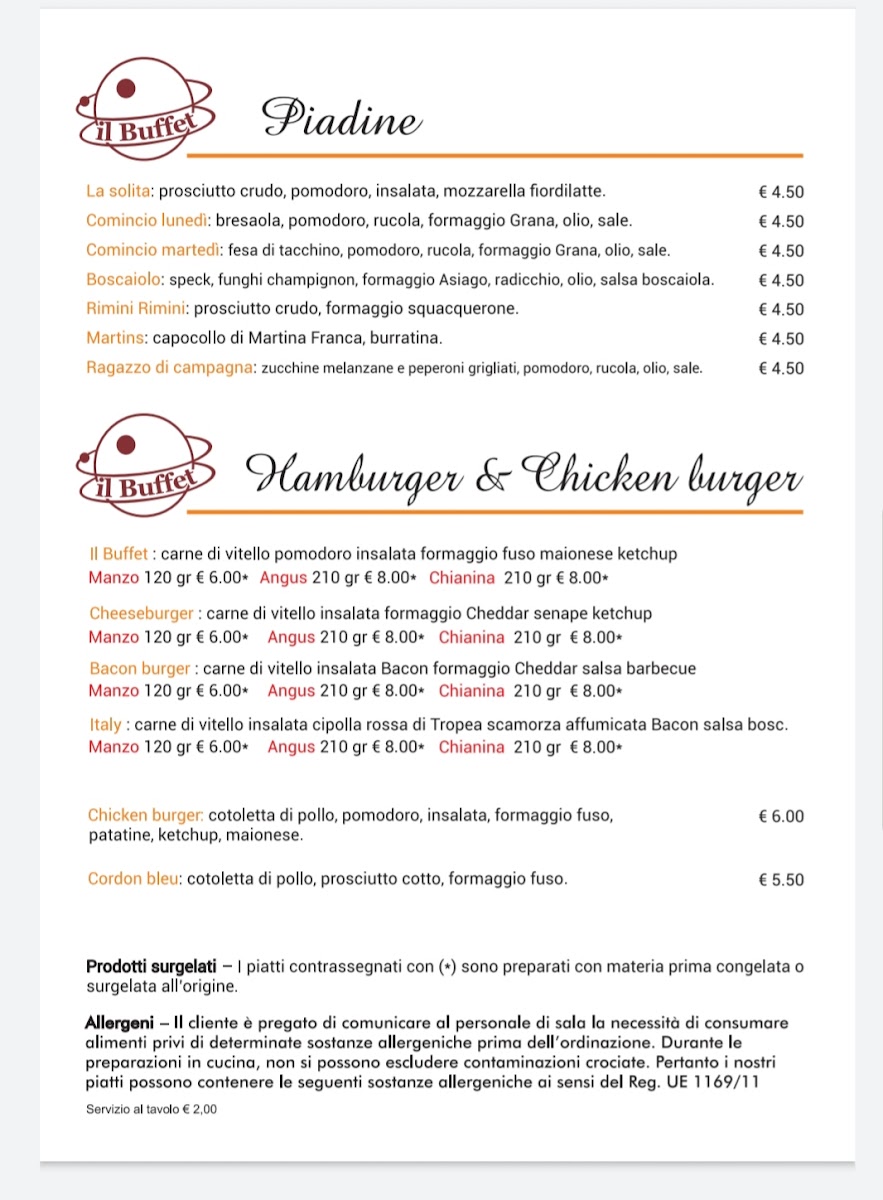 Il buffet - Happy cotoletta Photo Menu 1