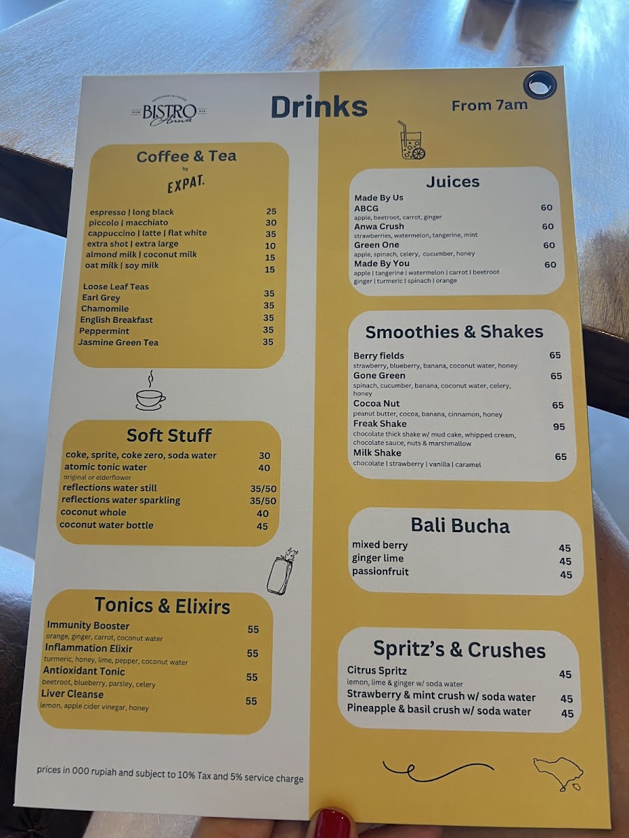Bistro Anwa Photo Menu 1