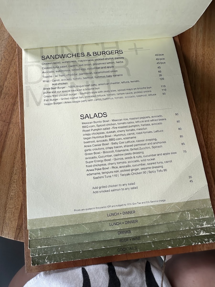 Bistro Anwa Photo Menu 4