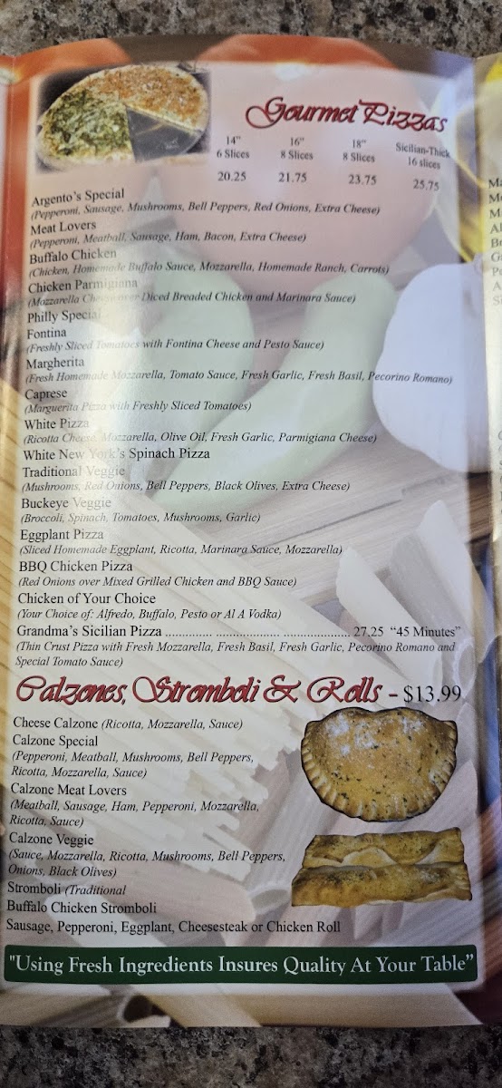 Argento's Pizza & Wings Photo Menu 7