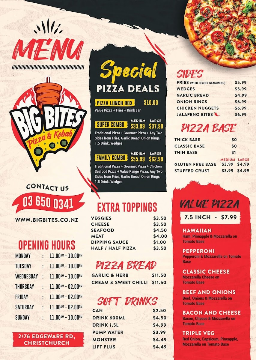 Big Bites Edgeware Photo Menu 3